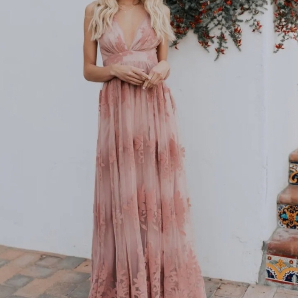 Vici ANTONIA MAXI DRESS - MAUVE Only worn once. Make me an offer.